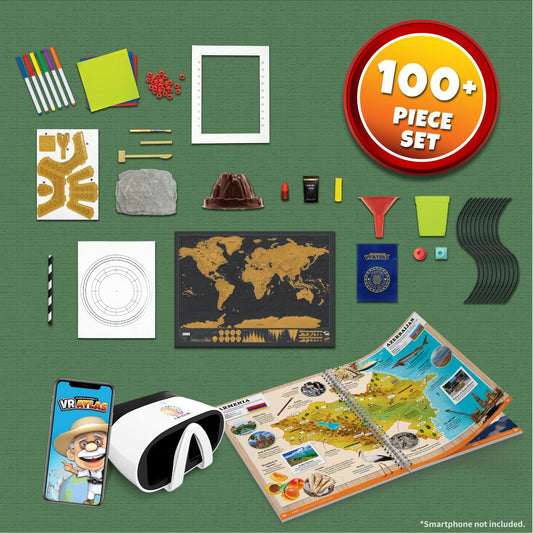 Professor Maxwell's VR Atlas AR/VR pages — interactive geography comes alive for learners