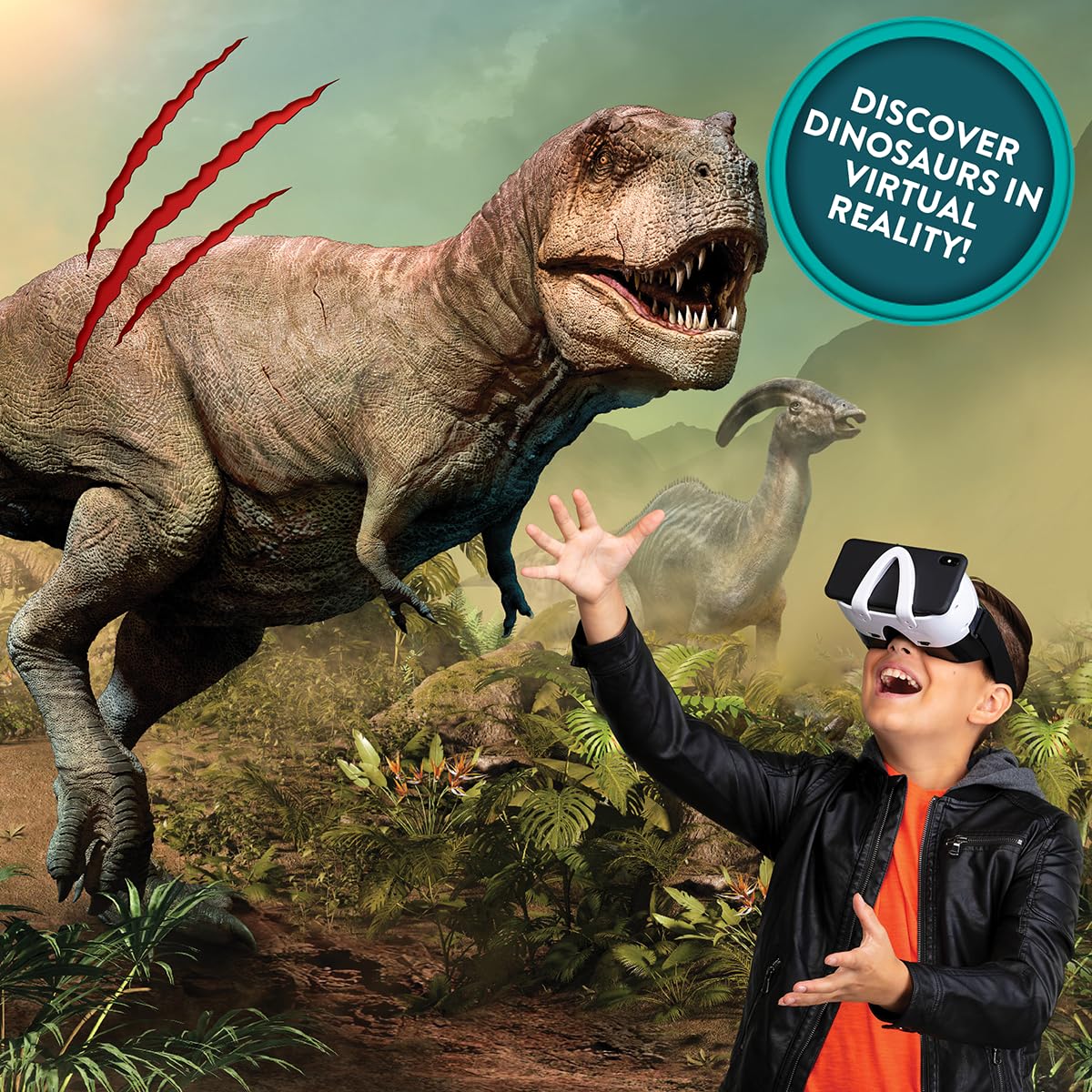 Abacus Brands STEAM Dino Dig dig-out rock supports tactile exploration.