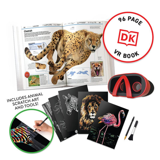Abacus Brands VR Animals book pages invite exploration through 96 interactive pages.