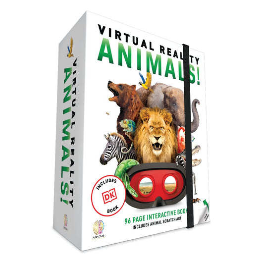 Abacus Brands Virtual Reality Animals Gift Box cover highlights the deluxe learning kit.