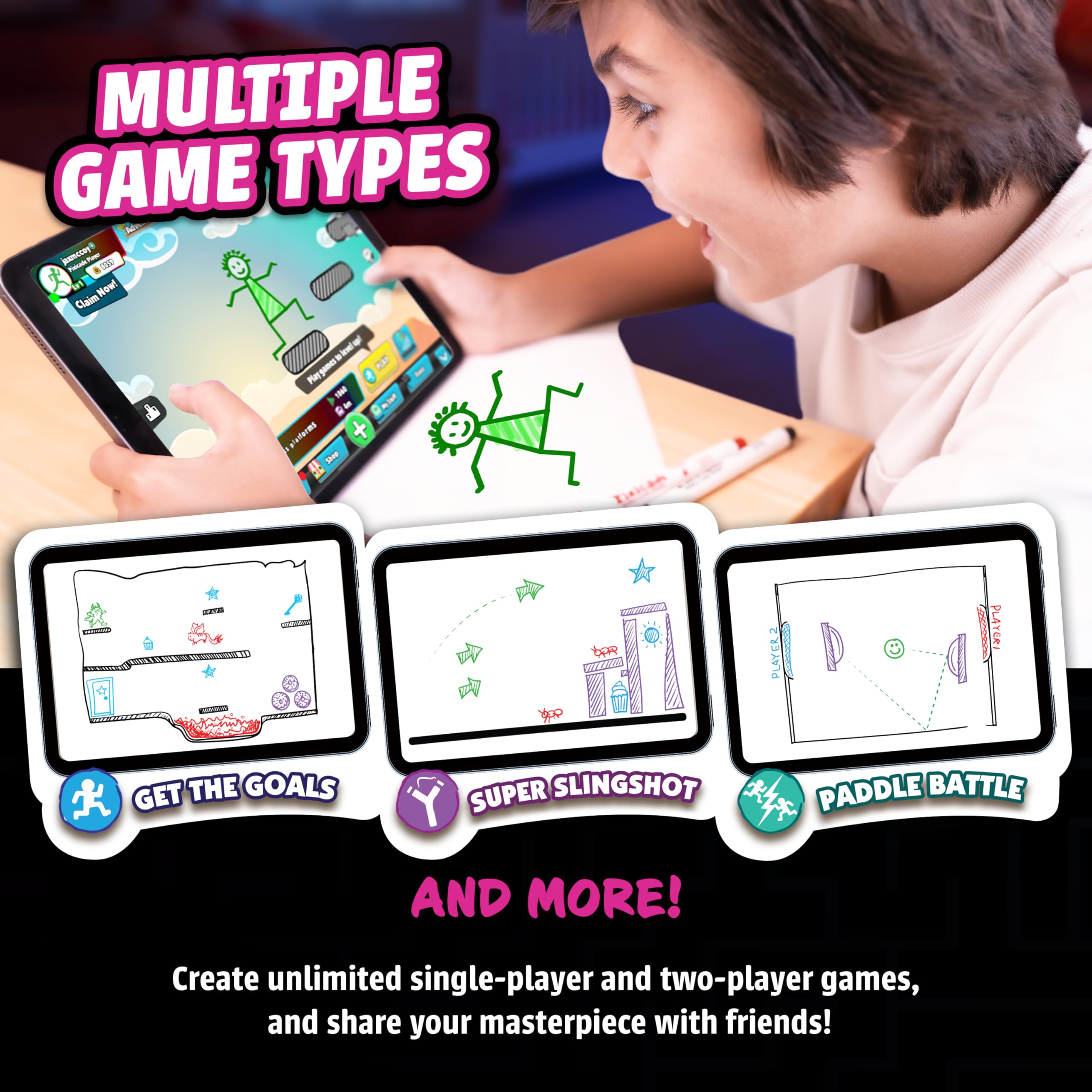 Abacus Pixicade+ snap-to-play turns photos into games quickly.