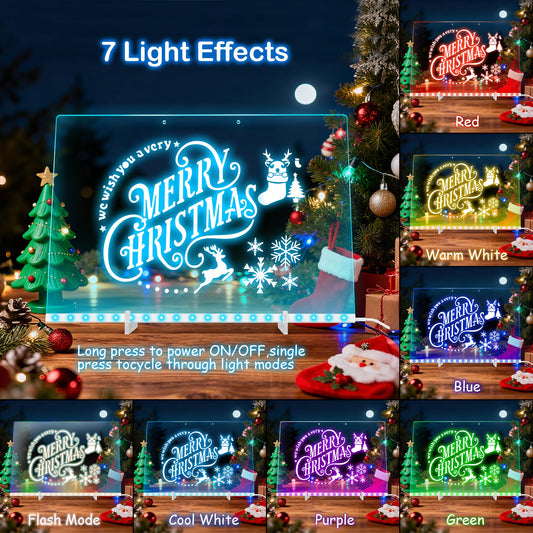 ABCOOL LumiBoard in neon glow mode for dynamic art displays