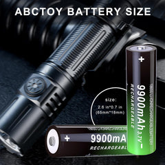 ABCTOY high-capacity battery enables easy recharging and longer use.