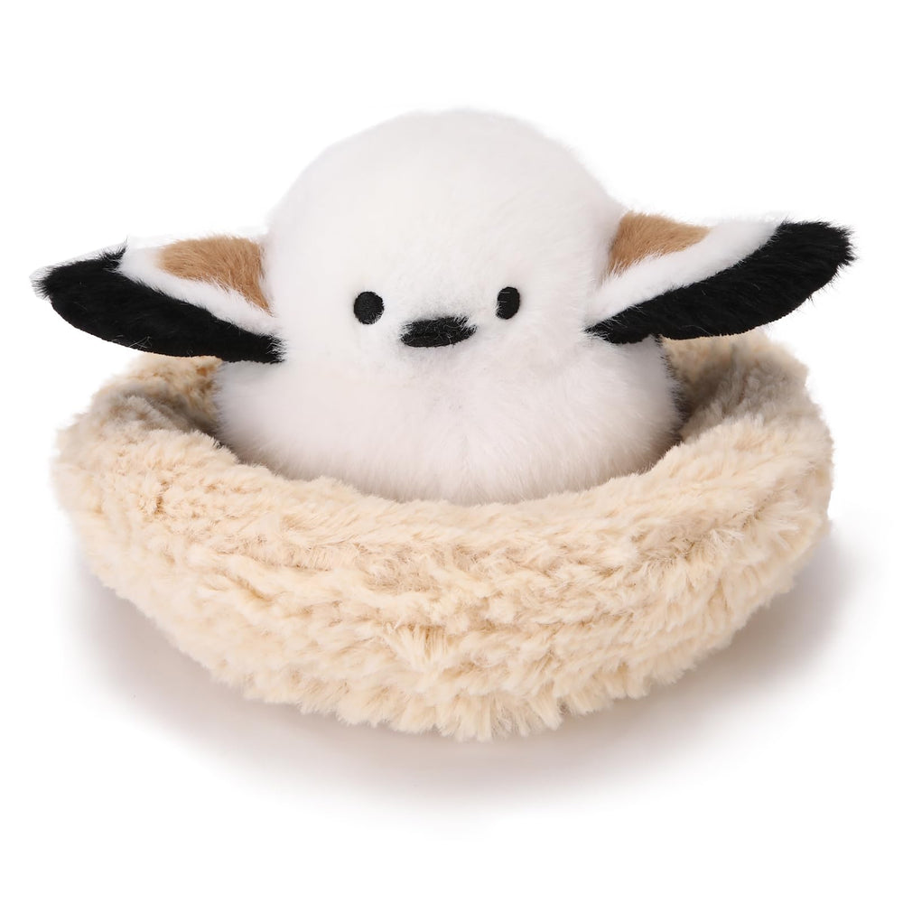 ABEARCAR Bird's Nest plush care tips image showing fluff restoration steps.