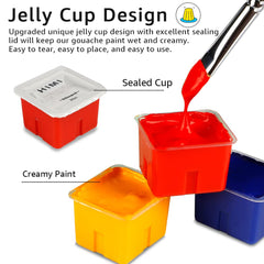 ABEIER HIMI portable set is easy to carry for indoor and outdoor painting.