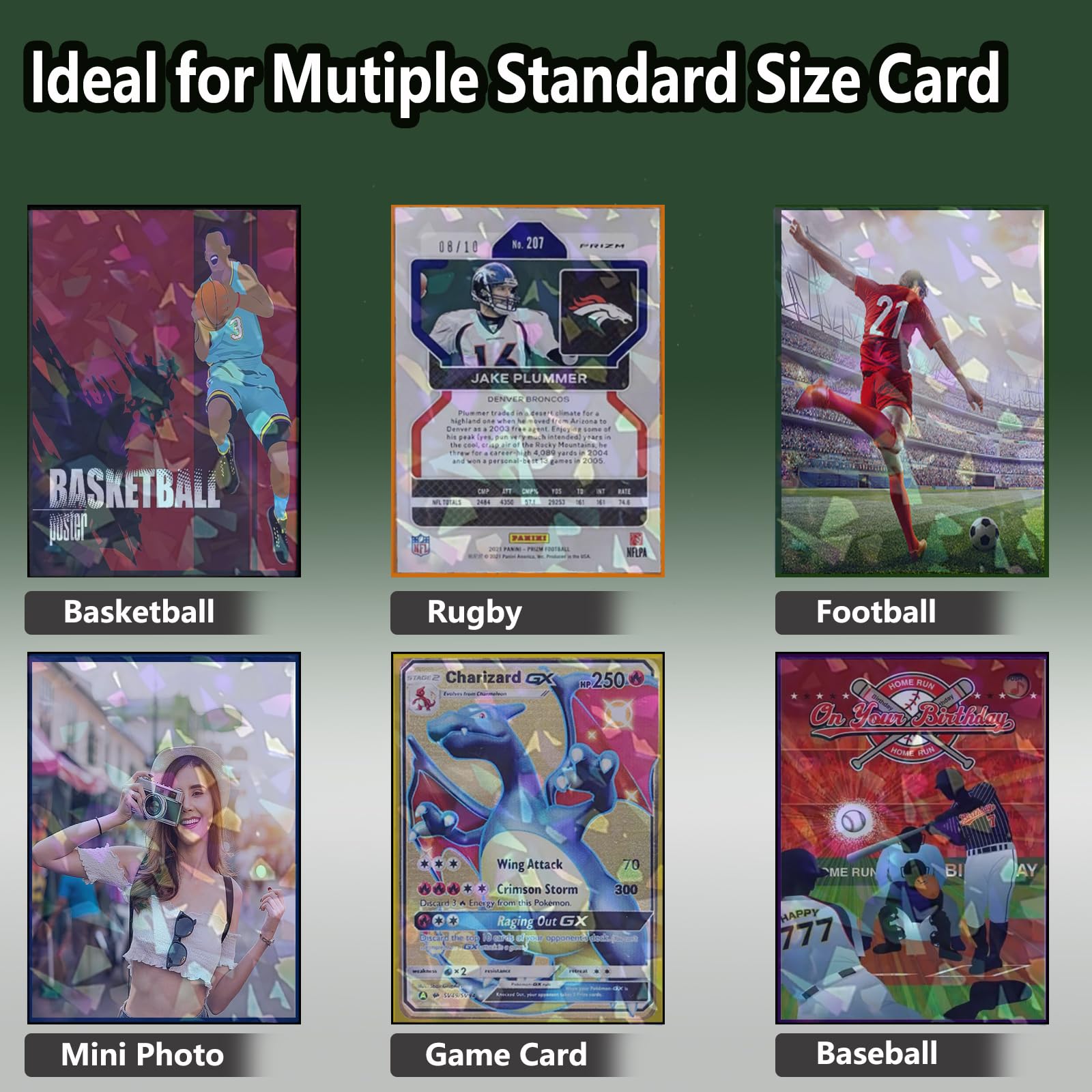 Abejita sleeves shuffle smoothly while protecting cards from scratches.