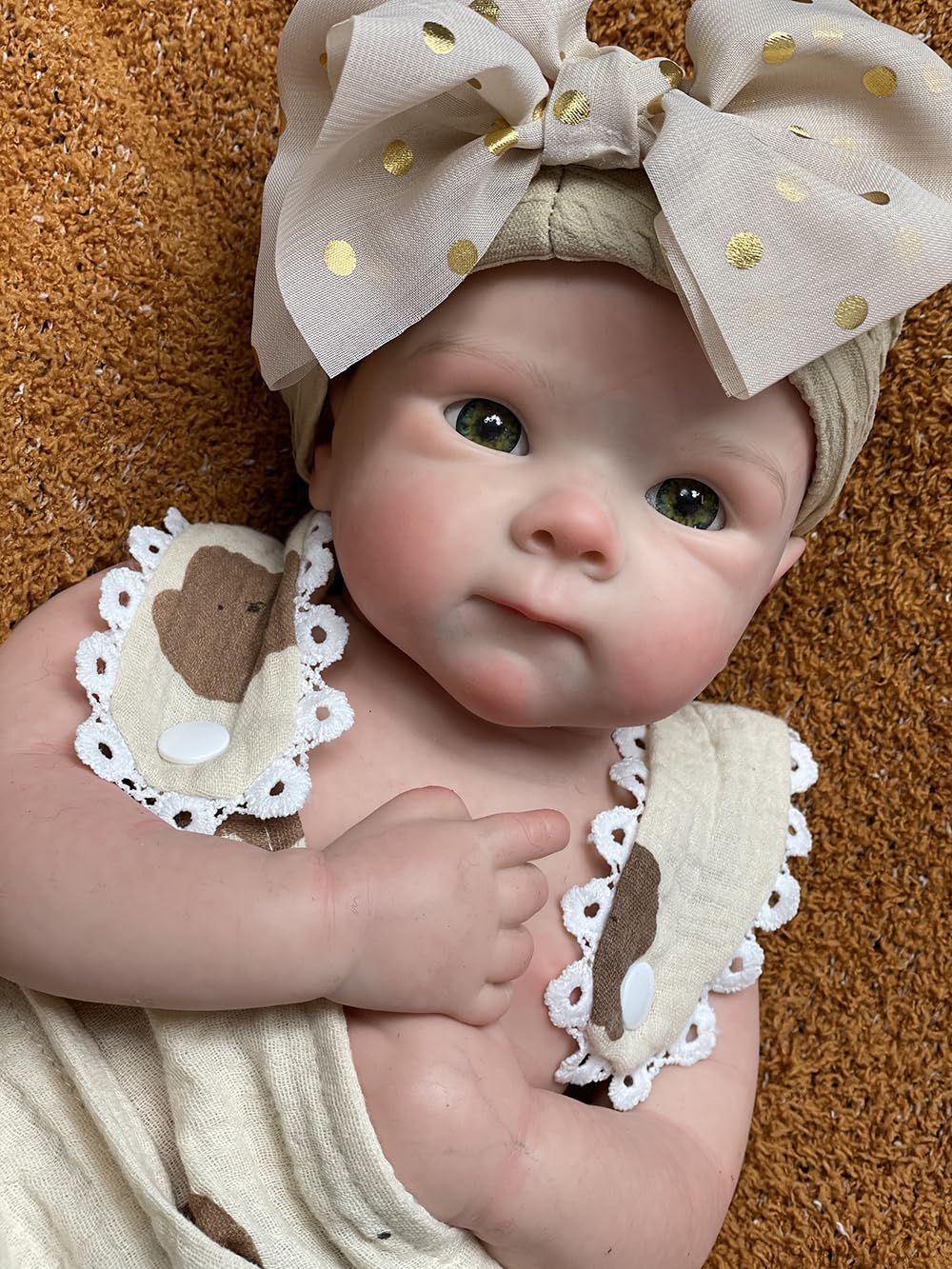 Abenduot Bettie Girl Doll birth certificate included as keepsake.