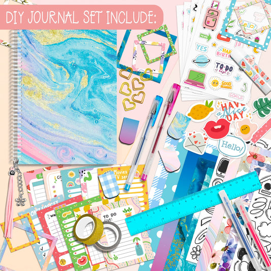 ABERLLS DIY Journal stickers add vibrant embellishments for personalized pages