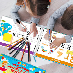 ABERLLS handwriting child writing in workbook boosts fine motor skills