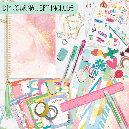 ABERLLS journal pages and decor inspire sketching and planning.