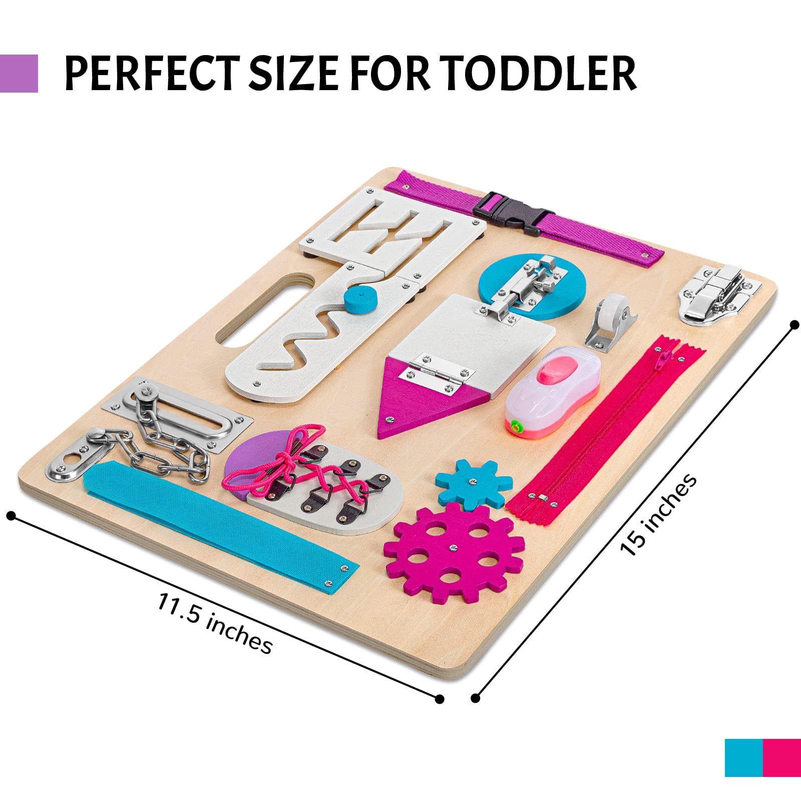 ABERLLS Busy Board Button boosts precision and focus during play