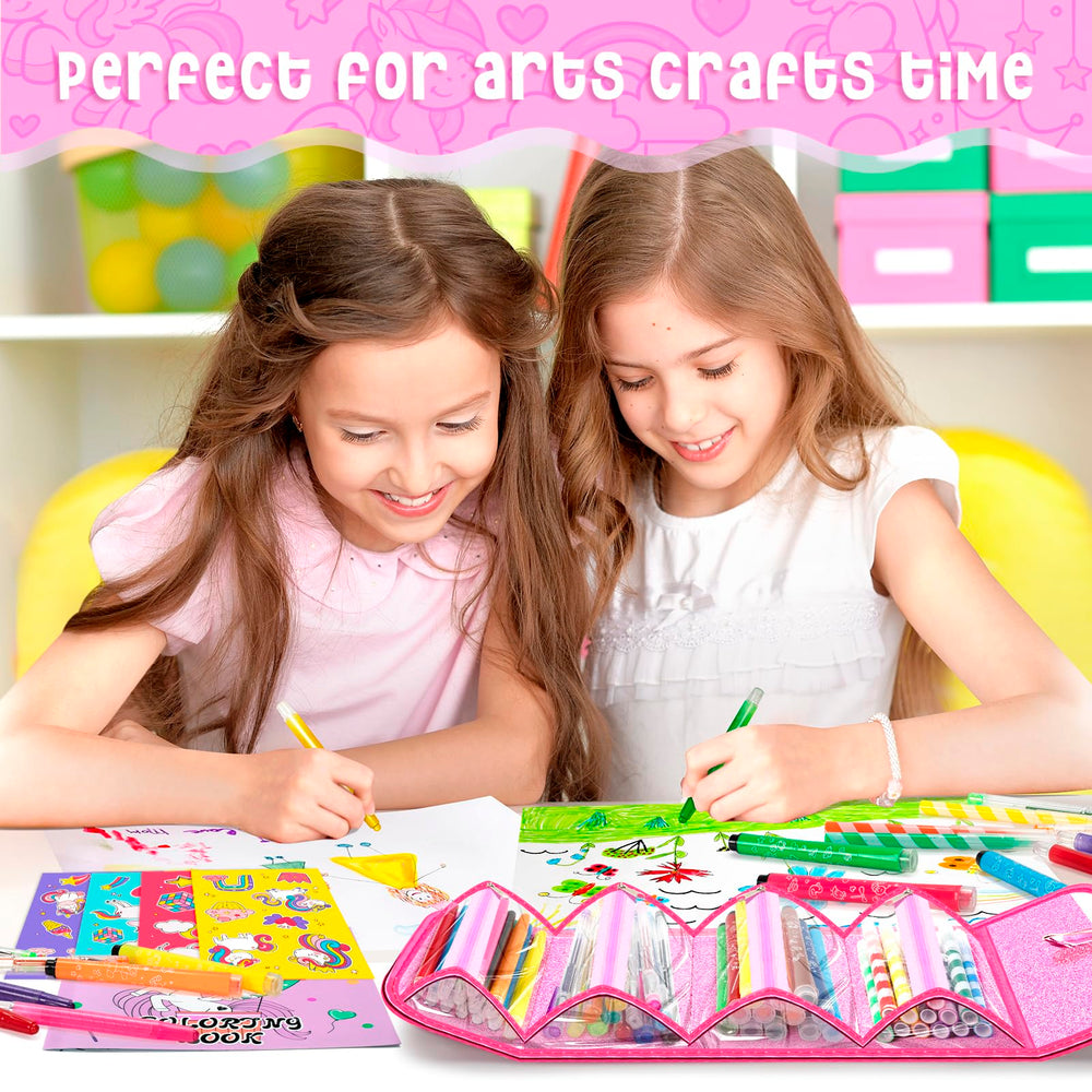 ABERLLS unicorn coloring book inspires imaginative scenes