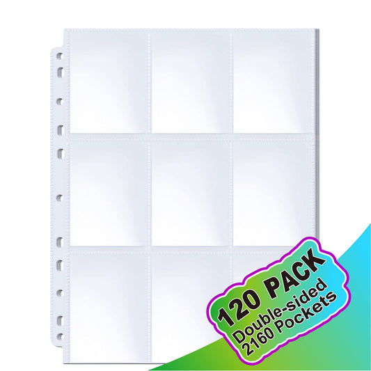 ABLY clear polypropylene sleeves protect cards while staying visible.