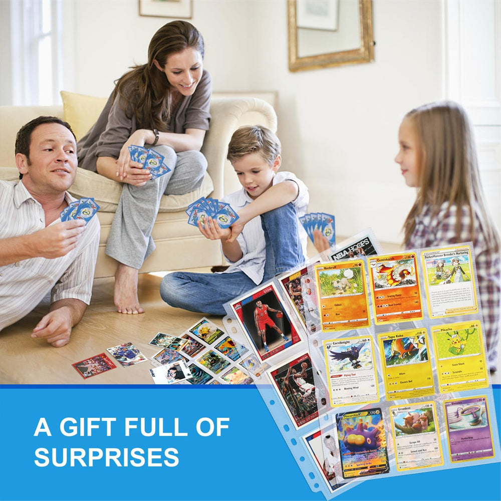 ABLY waterproof transparent sleeves help preserve cards during storage.
