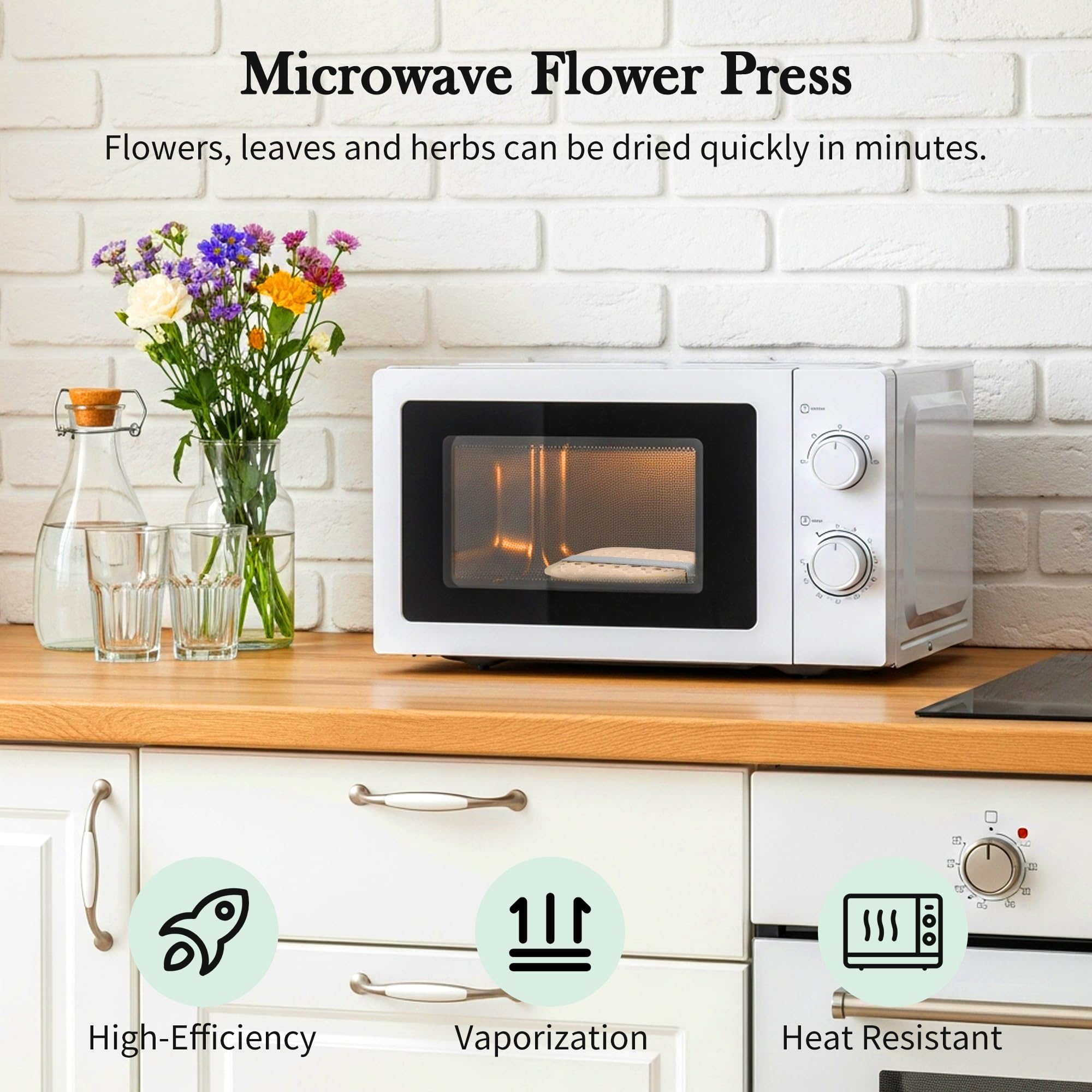 Aboofx 6.3-inch flower press close-up highlights size for most blooms.