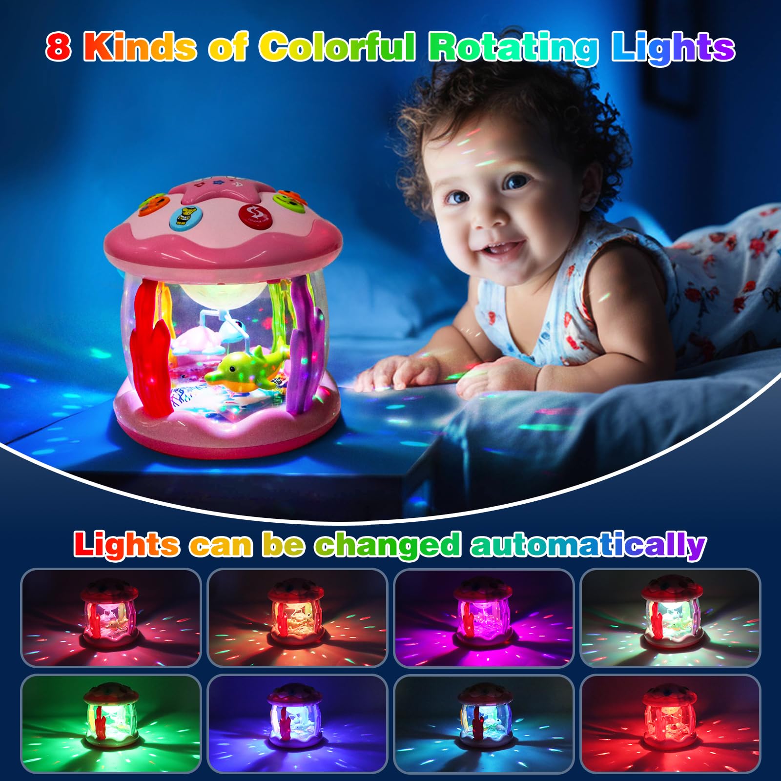 Aboosam crawling toy with wheels encourages movement and coordination.