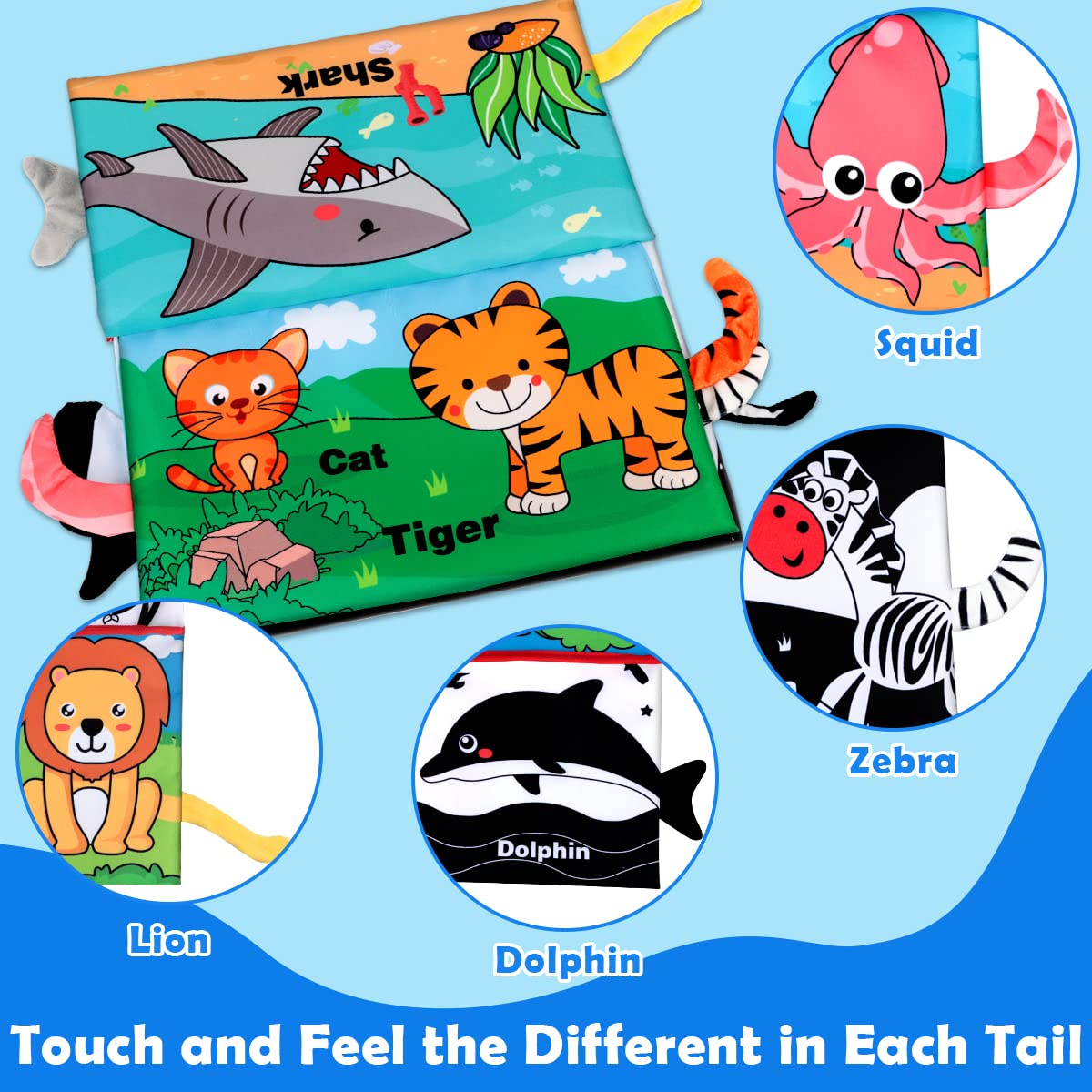 Aboosam high-contrast patterns help visual tracking and focus during early play.