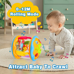 Aboosam melody spectrum lights create an inviting night-time show for toddlers.