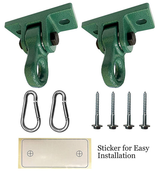 ABUSA swing hanger bearing system enables smooth, quiet rotation.