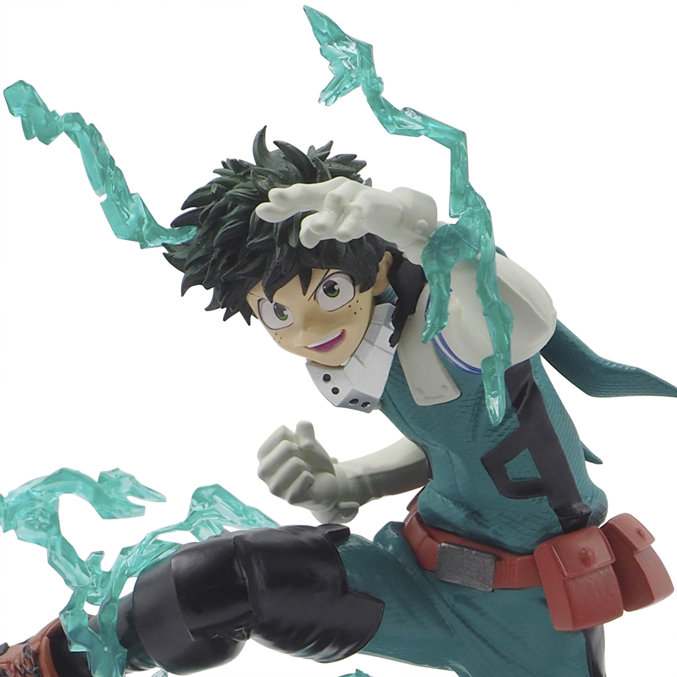 ABYSTYLE Deku One for All SFC figure close-up texture, highlighting material quality.
