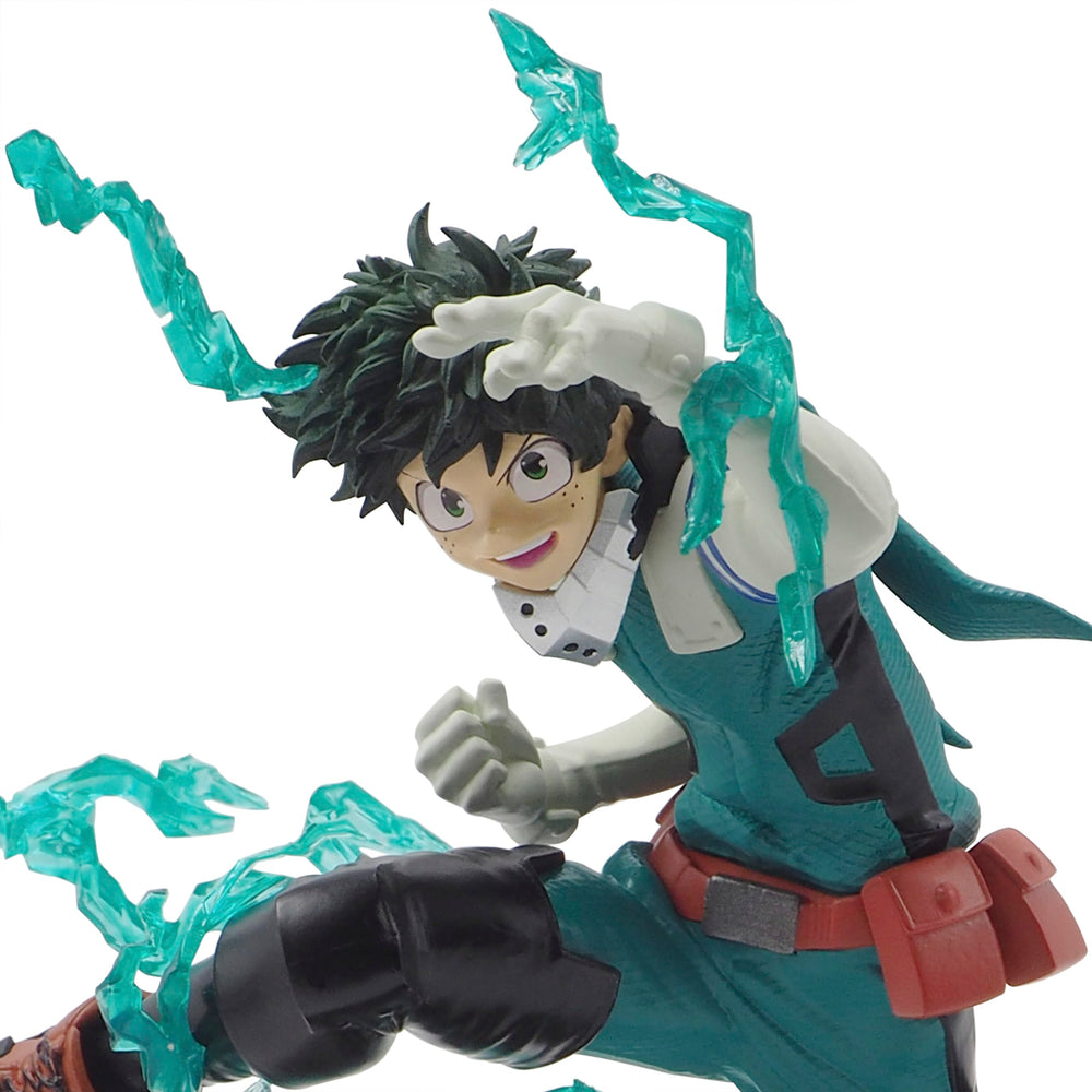 ABYSTYLE Deku One for All SFC figure close-up texture, highlighting material quality.
