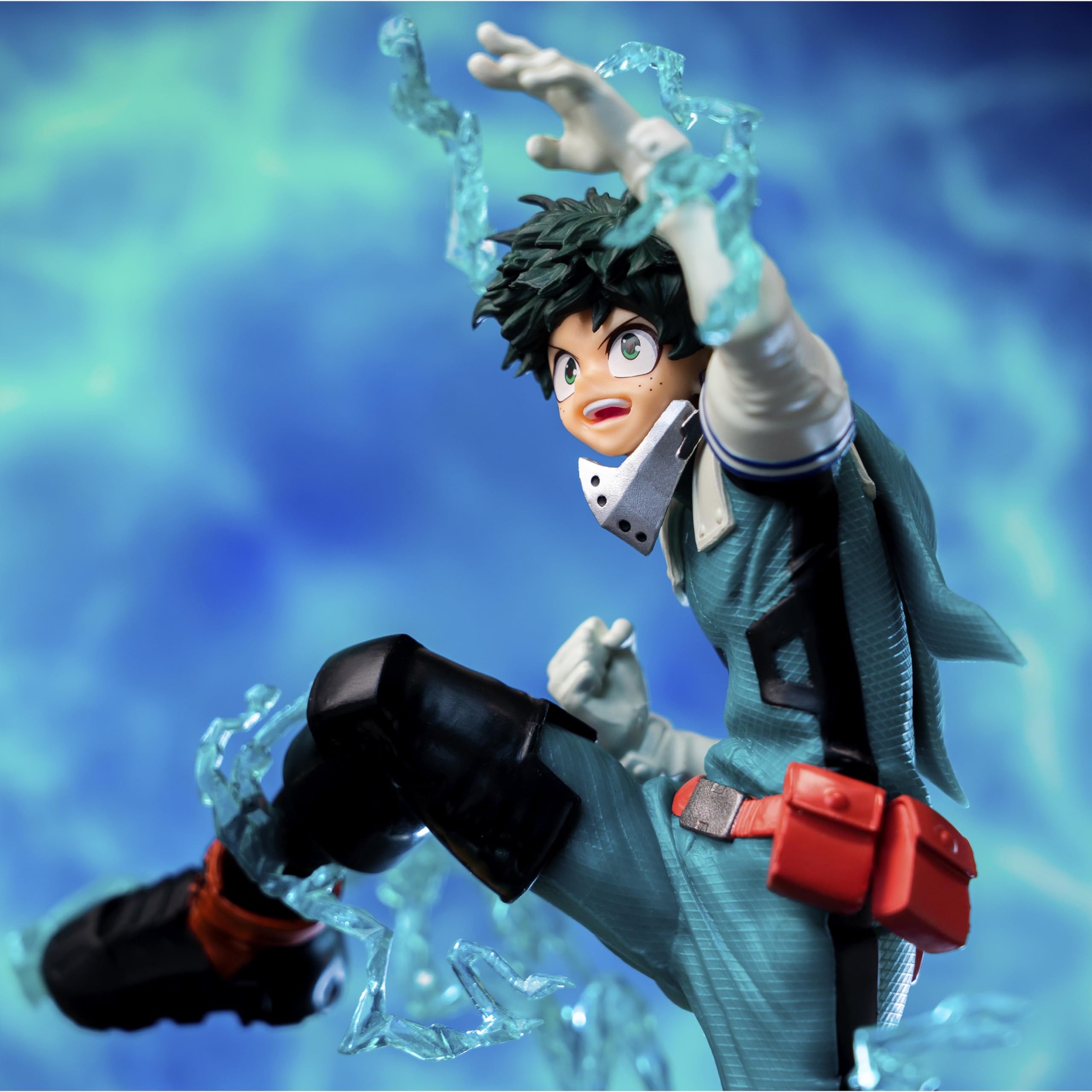 ABYSTYLE Deku One for All SFC figure on hobby shelf, ideal for collection curation.
