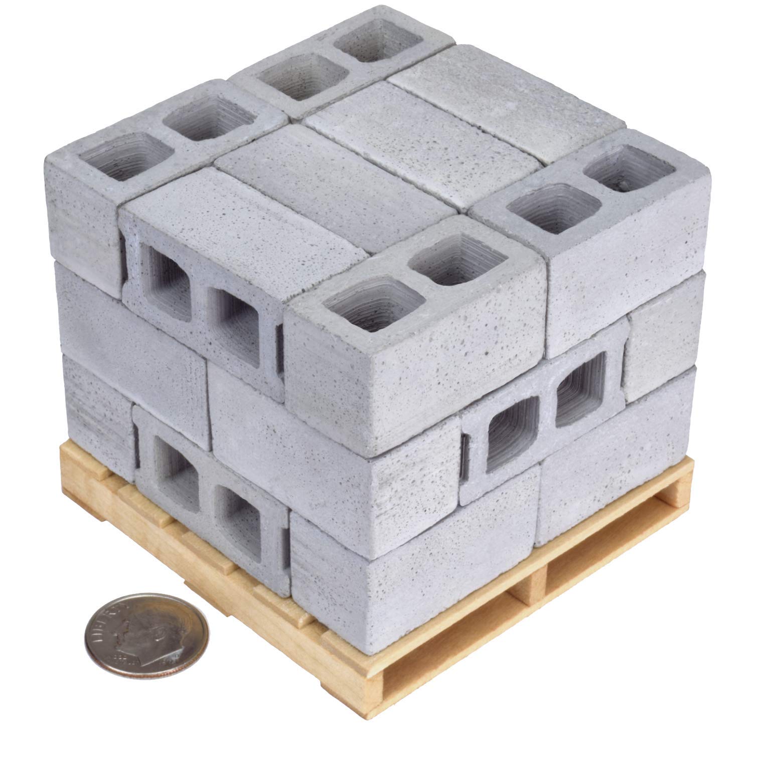 Acacia Grove blocks close-up highlighting real cement texture for authentic dioramas