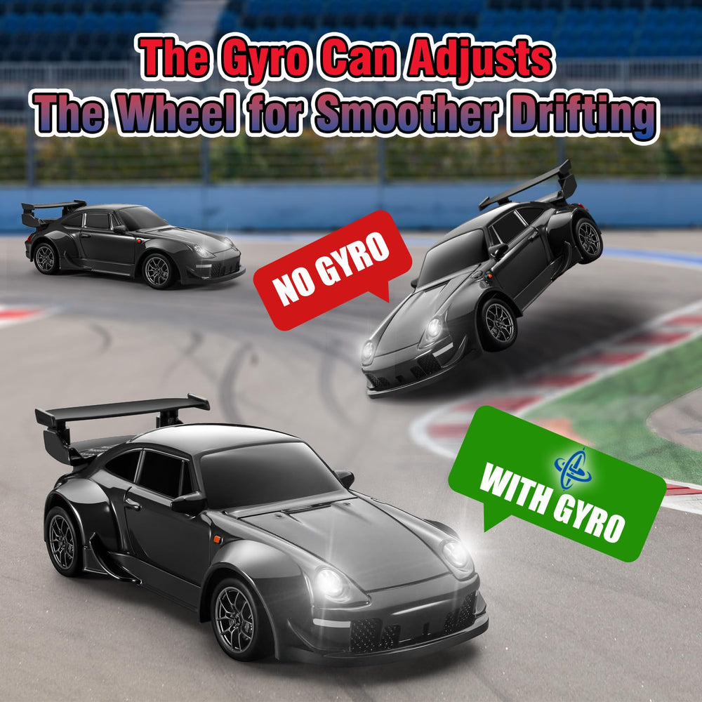 ACAMMZAR gyro-drift action demonstrates automatic angle correction during turns