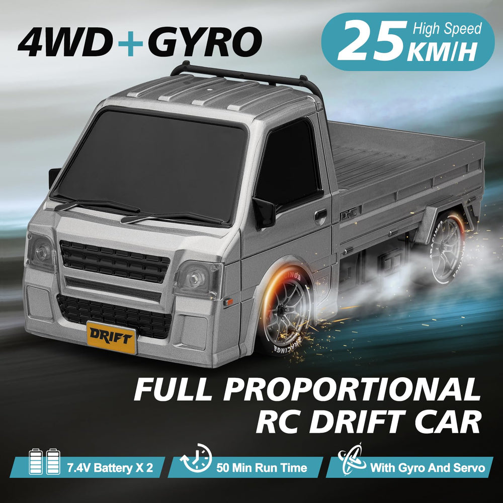 ACAMMZAR RC drift car 1:24 scale for versatile indoor and outdoor play.
