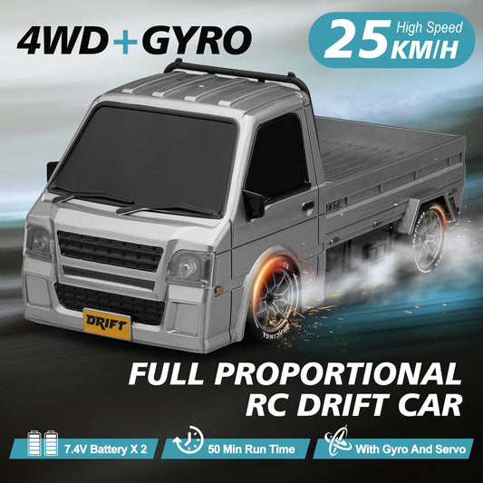 ACAMMZAR RC drift car 1:24 scale for versatile indoor and outdoor play.