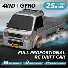 ACAMMZAR RC drift car 1:24 scale for versatile indoor and outdoor play.