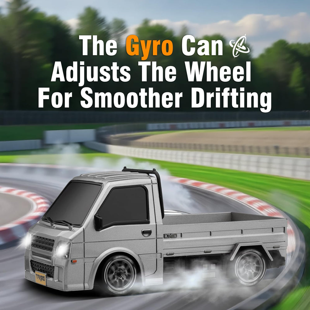 ACAMMZAR RC drift car reaches 25+ km/h for thrilling, responsive runs.
