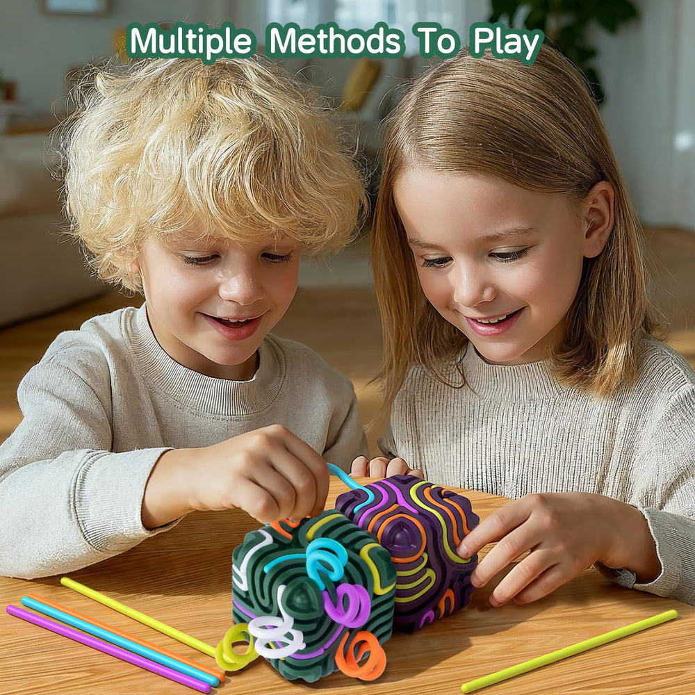 Accevo 3D sensory activity board cube DIY for personalized play
