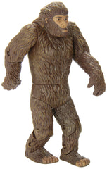 Archie Mcphee Bigfoot figure brown hard vinyl texture for durable display.