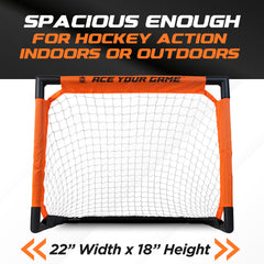 ACE HOCKEY Shinny Set foam balls for quiet indoor games
