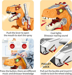 Ace Toys Land mist spray mouth feature in action for outdoor play