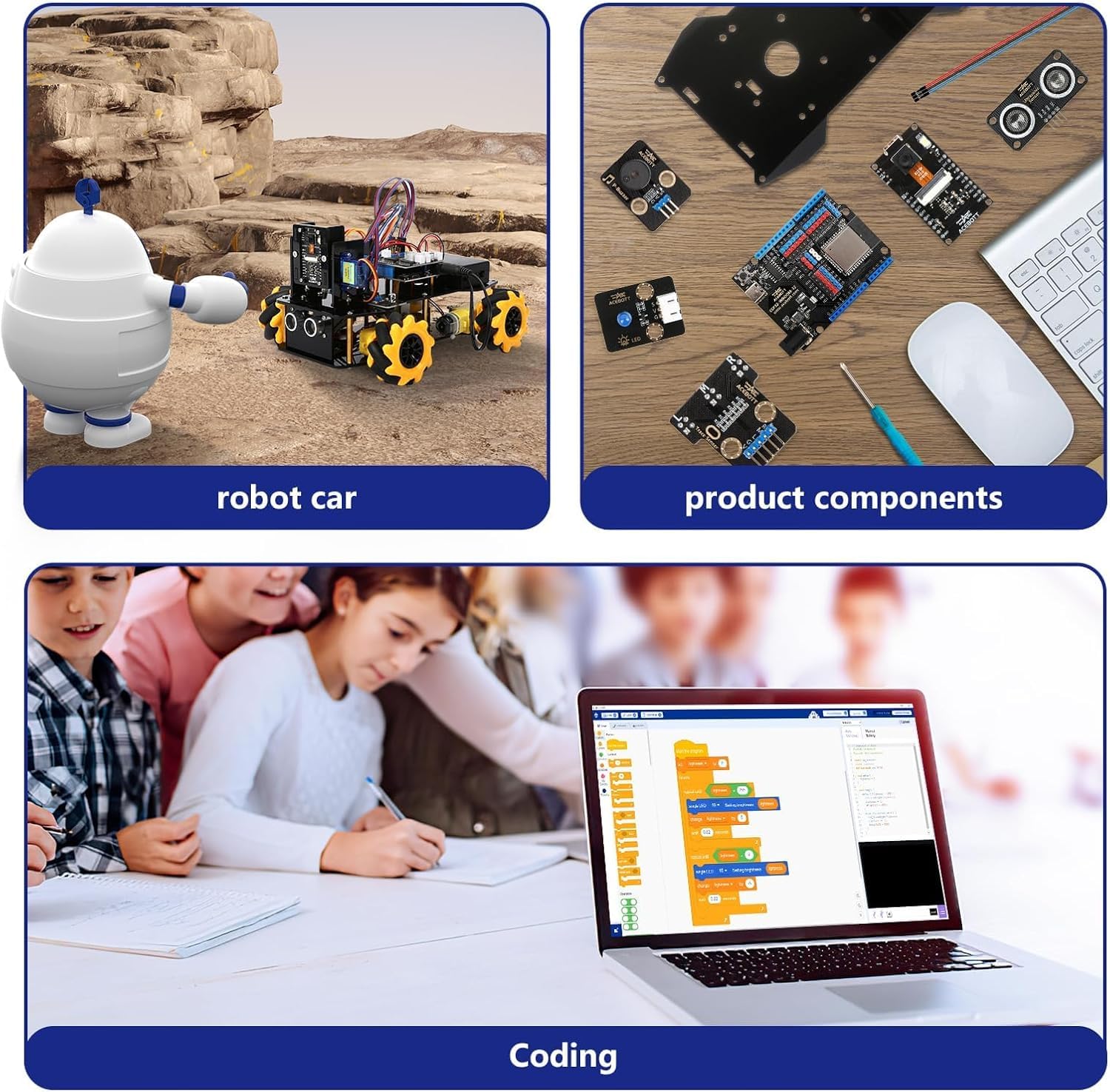 ACEBOTT Arduino and Scratch compatibility for beginners