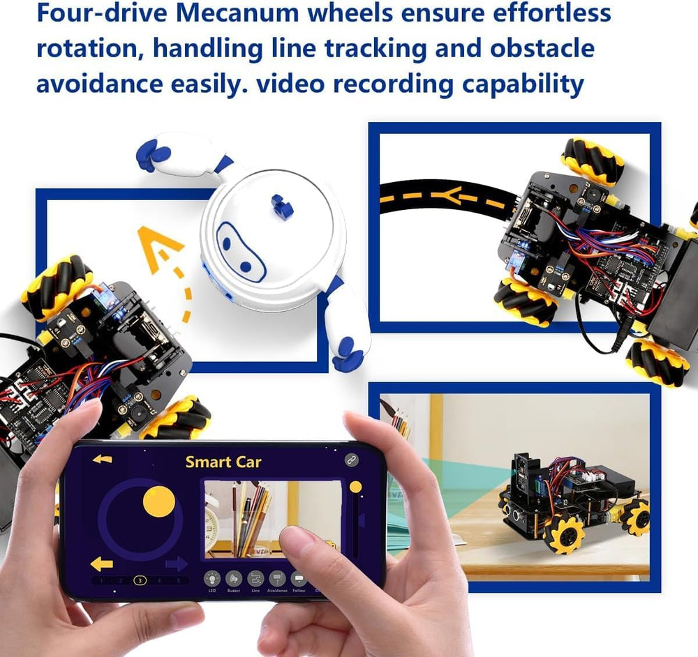 ACEBOTT step-by-step assembly guide and coding tutorials