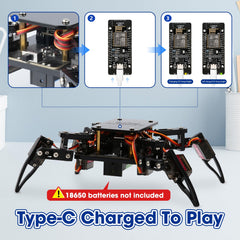 ACEBOTT PDF tutorial step-by-step guide to assemble the robot