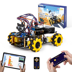 ACEBOTT Robot Kit front view highlighting compact design for hands-on STEM learning.