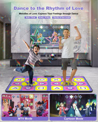Acelufly Dance Mat non-slip surface provides stable footing for energetic dancing.