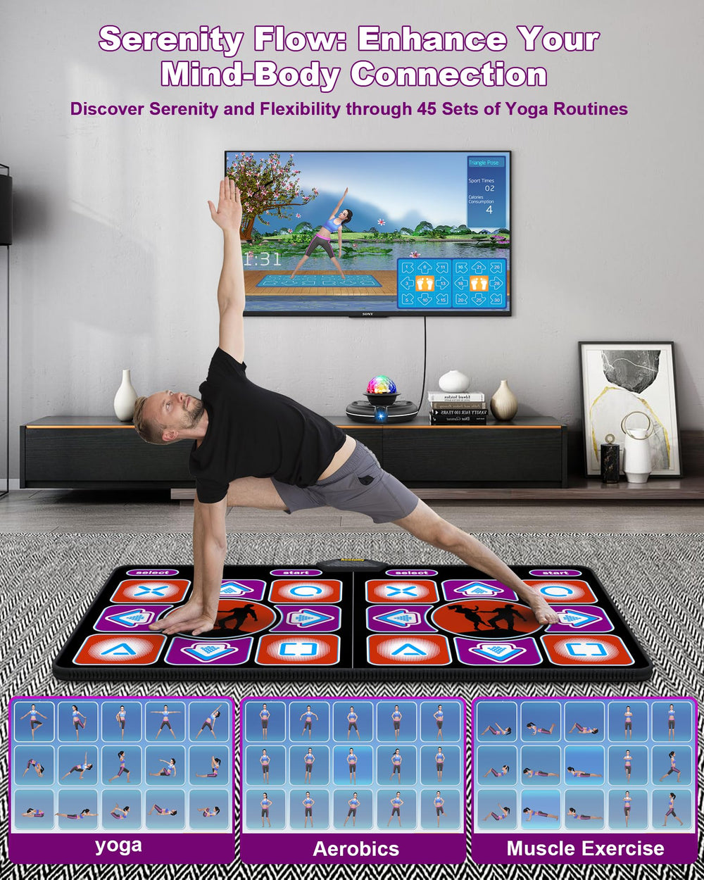 Acelufly kids engaging in active play with wireless dance mat