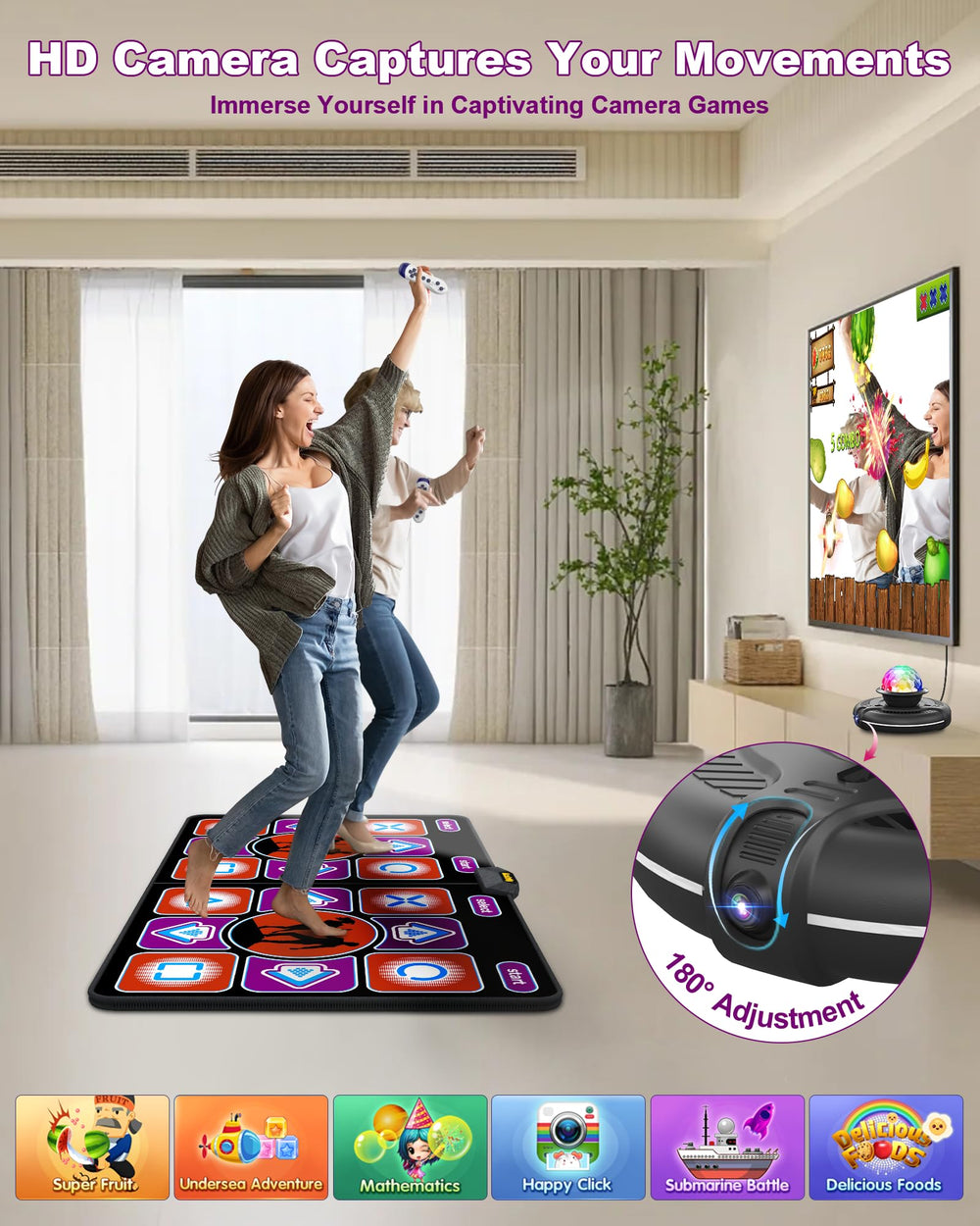 Acelufly non-slip surface ensures secure play during active sessions