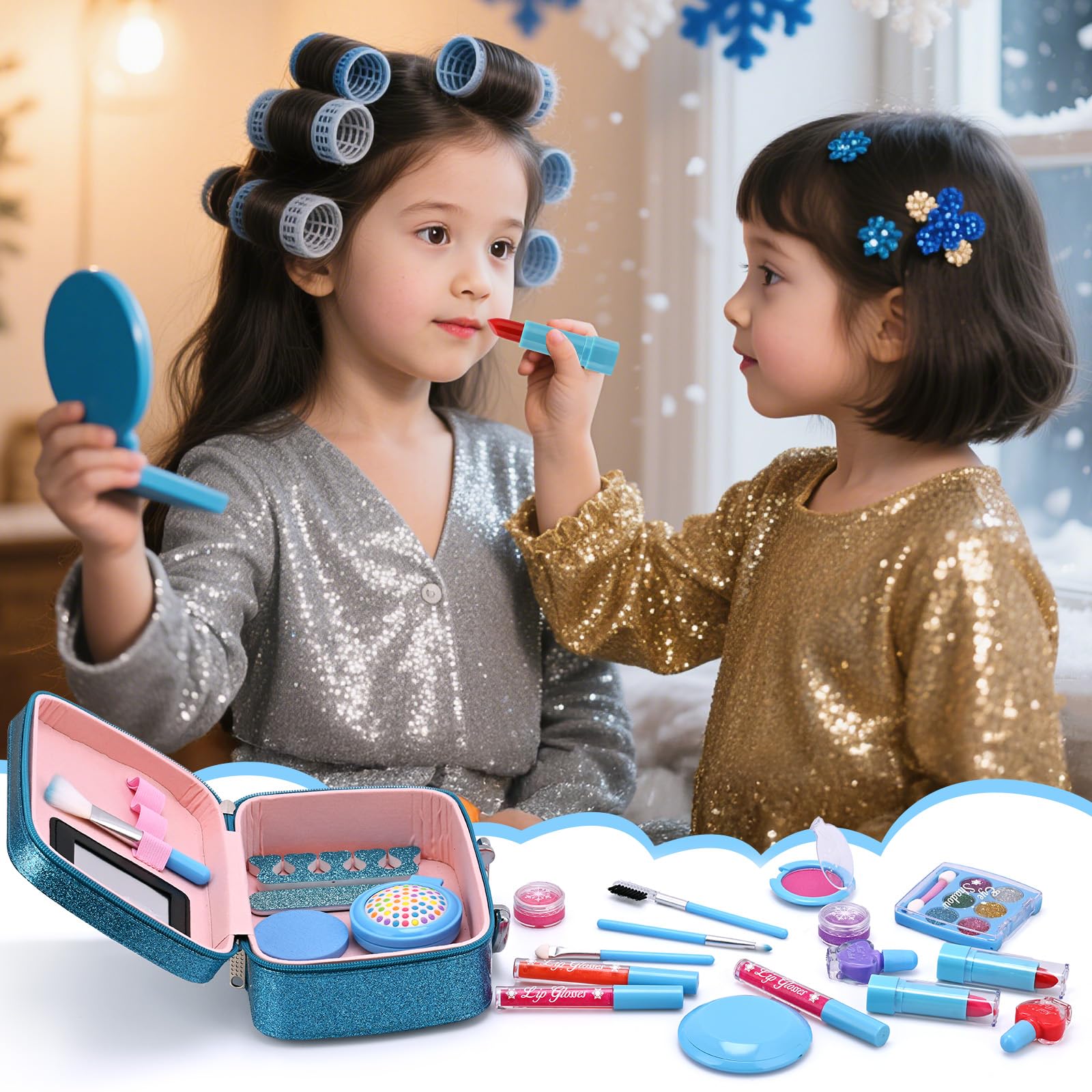 ACGASK lipstick set for girls adds color to pretend beauty routines safely