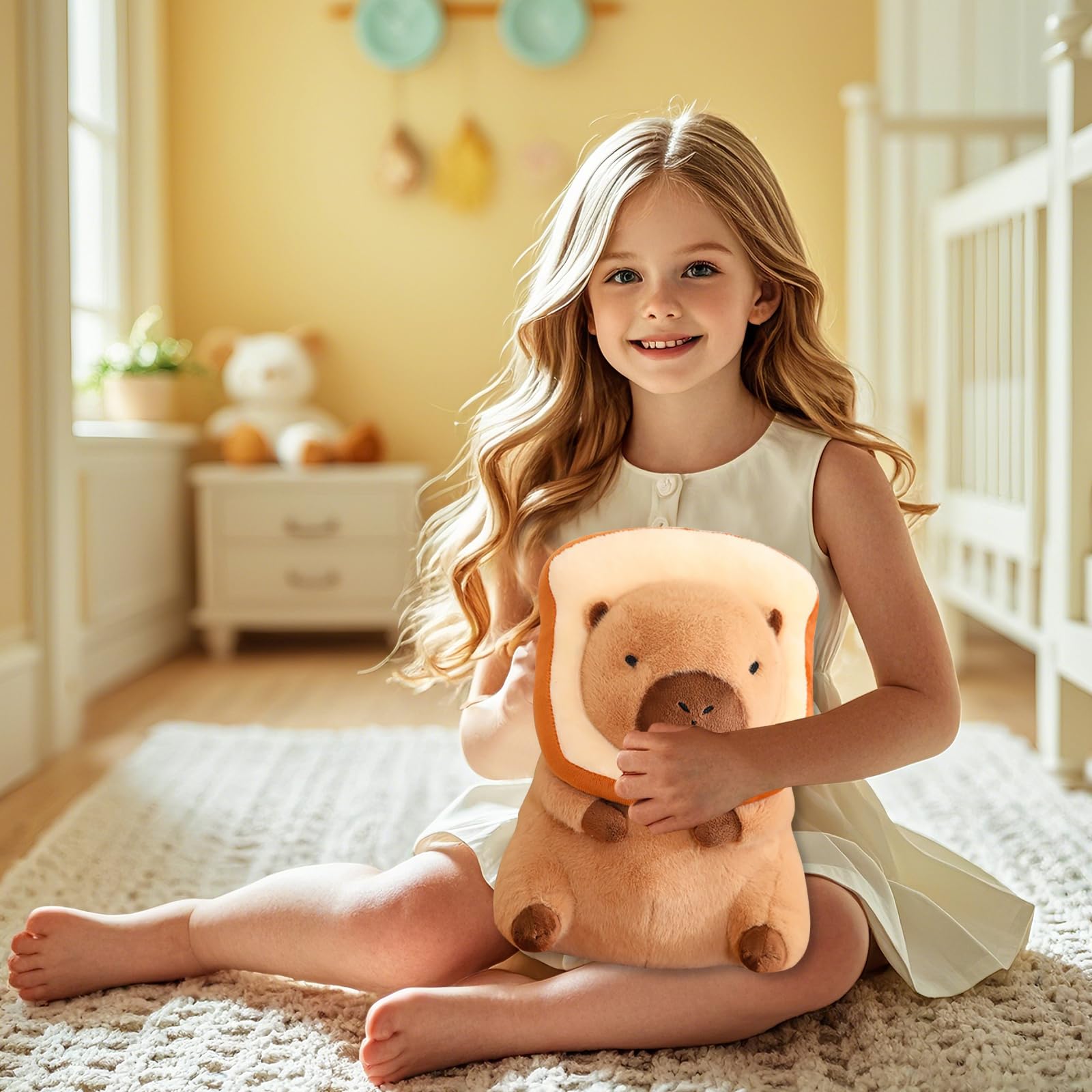 Acgtrick capybara plush makes a lovely gift for kids.