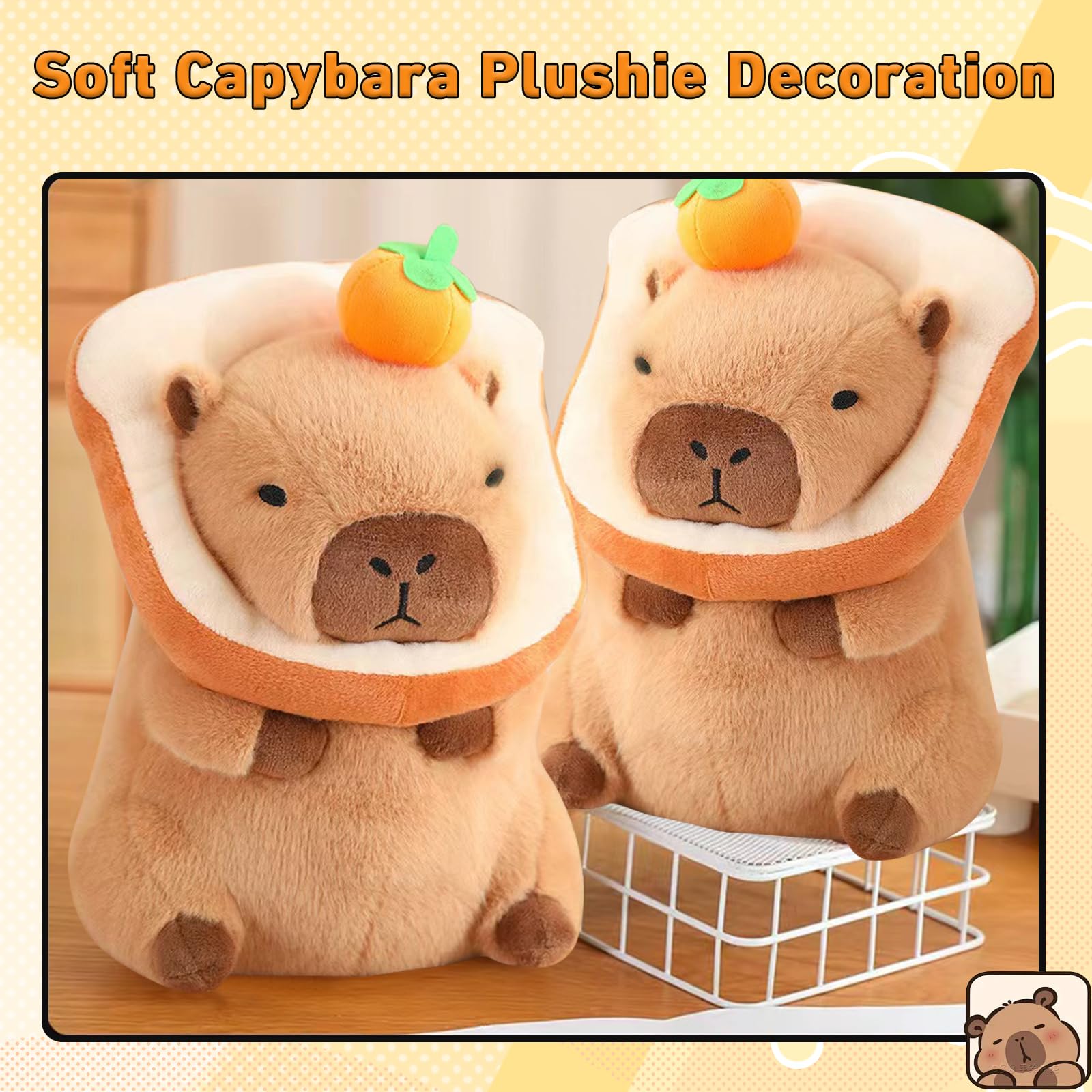Acgtrick capybara plush gift idea for children and friends.