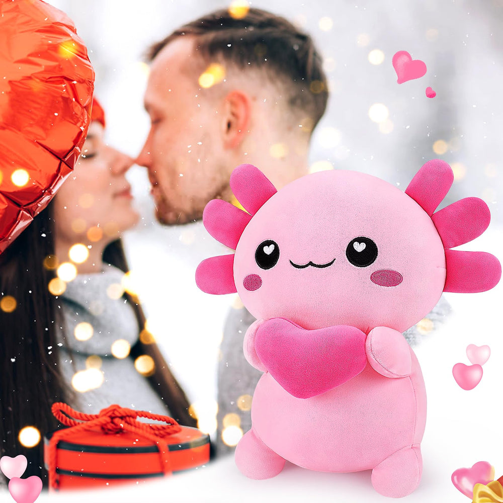 Achwishap axolotl plush easy-cleaning and quick care guidance