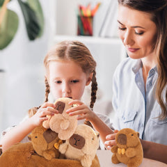 Achwishap Capybara Baby 6-inch 4 portable hug buddy for bedtime