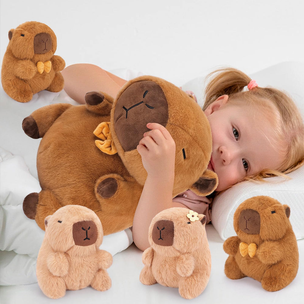 Achwishap Capybara Plush Pillow offering versatile seating and comfort