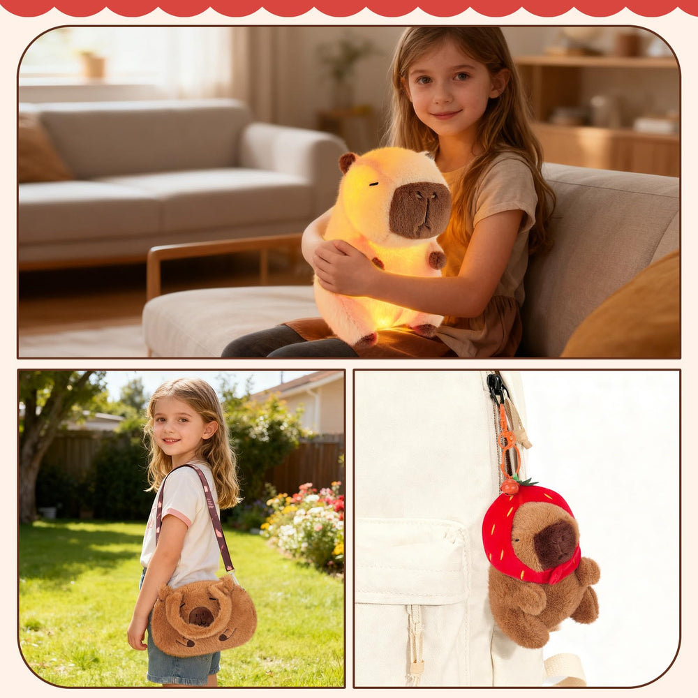 Achwishap Capybara ring completes a charming jewelry set for kids